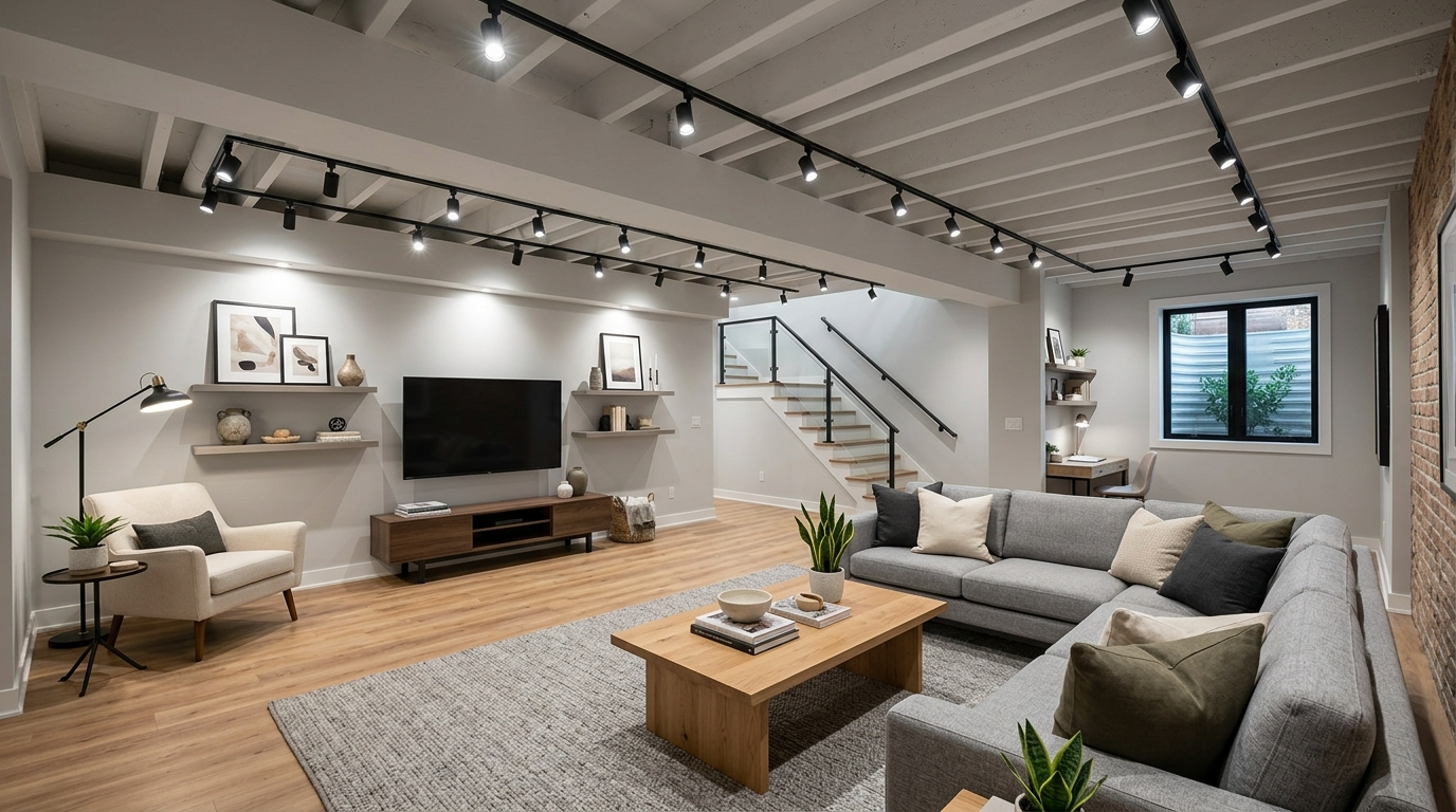 Install dimmers so the space can shift from bright to cozy